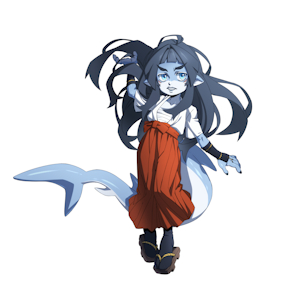 Sharkgirl design (sold)