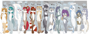 *ADOPTABLES*_Snowy sweetlings
