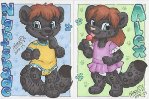 Nightshade and Alex Badge