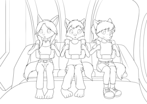 The 3 Wolfs In The Escape Pod