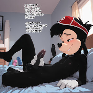 Max Goof Stroking His Penis