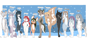 *ADOPTABLES*_Wintery cubs
