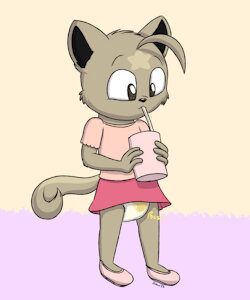 Taking some drink