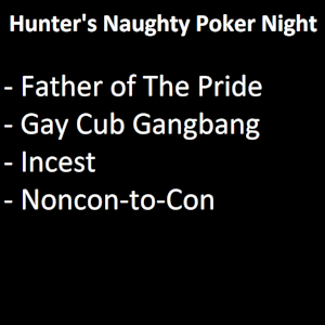 Hunter's Naughty Poker Night - Commission