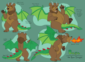Baja the Bear Dragon