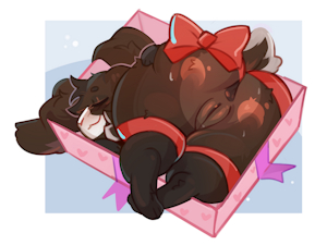 bun bun present - by Faeyne