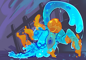 Dragged by ghosts