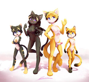 Family pic, draw by Zoruken