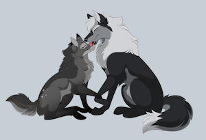 bonding time - by GothicSheWolf