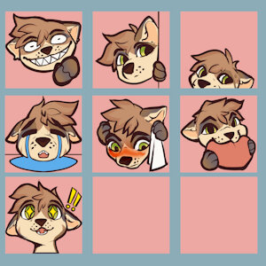 Otter emoji set