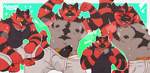 Incineroar Showing His Stats 🔥