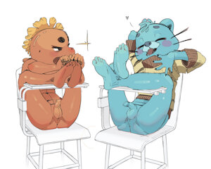 Naked Gumball & Darwin