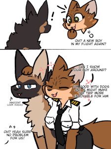A New Regular On Her Airline ~♥ [Feral On Anthro]