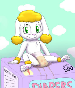 Wet diaper box