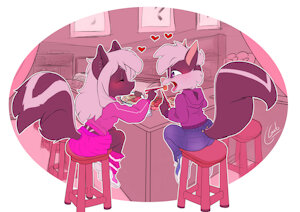 Lovely dinner (commission)