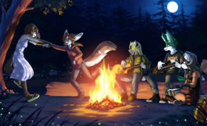 Bonfire Night [Commission for GratitudeAdvocate]