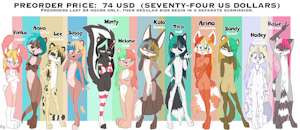 *PREORDERS AVAILABLE*_Colorful haired cuties