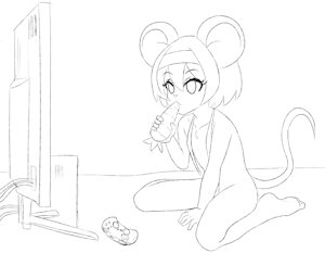 Melisa Watching Tv