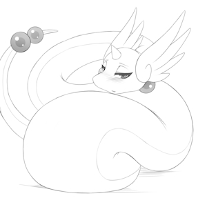 Dragonair Pinup (NSFW multiple alts on FANBOX)