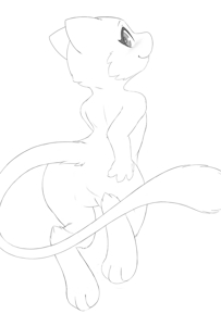 Mew Pinup (NSFW multiple alts on FANBOX)