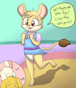 Caro likes to play
