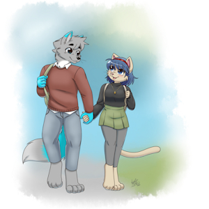 Walking Around Campus [C]