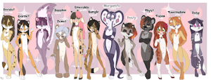 *ADOPTABLES*__Natural jewels