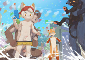 Songkran Festival is coming, so does Samson.