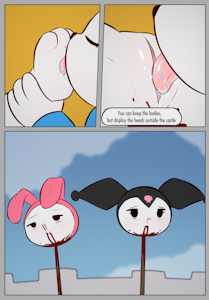 Commission: My Melody and kuromi execution