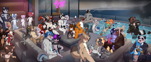 Valentine’s at the ultra rich penthouse orgy~