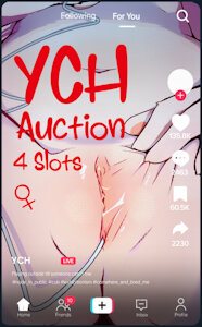 YCH 5d-Auction: Streaming outside
