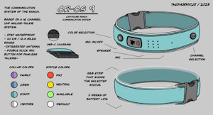 CR-CS 9 - Concept art for a collar that would be available on the Ranch.