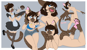 colour sketch sheet for Azes