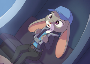 Judy Hopps In An Escape Seat