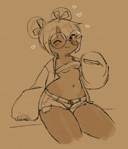Minette with the Big Sleeves