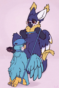 Angel and Waffles