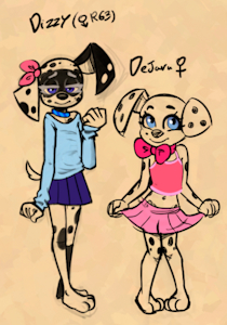 DaVinci + Anthro Dalmatians