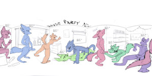House Party YCH (PANORAMIC)