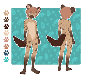 Hyena adopted by werefox