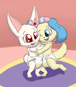 Hugging Jewelpets
