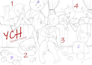 YCH: Slumber Party!!
