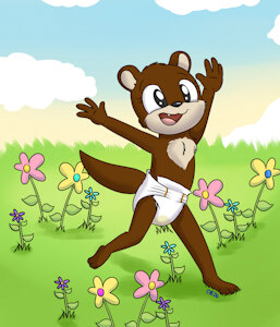 Frolicking around