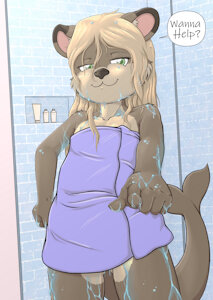 Otter Shower