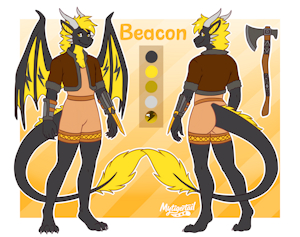 Beacon - Ref sheet commissions for Tom T