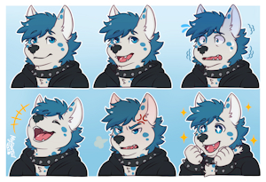 Expression Sheet - Pupper Mint