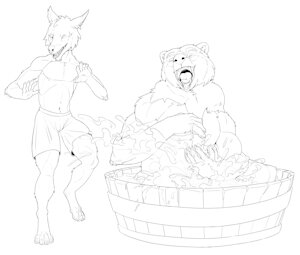 Playful Bathing