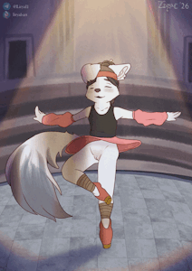 Pantiless pirouette