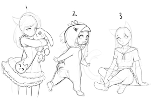 simple pose ych selection
