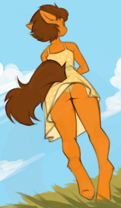 Windy Upskirt