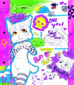 Zaire character page - by Sumatsuki